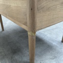 Spindle bedside table