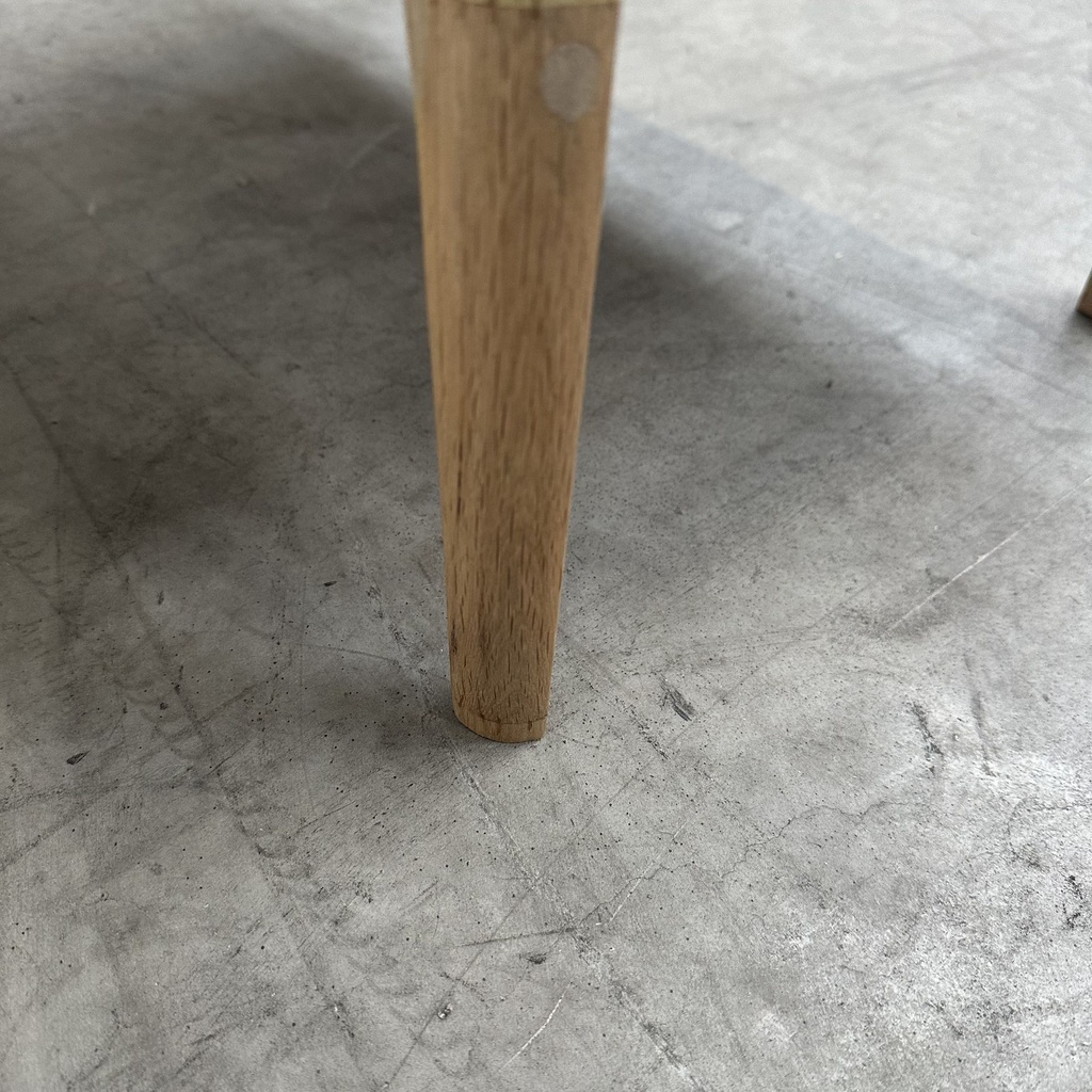 Spindle bedside table