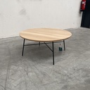 Disc coffee table