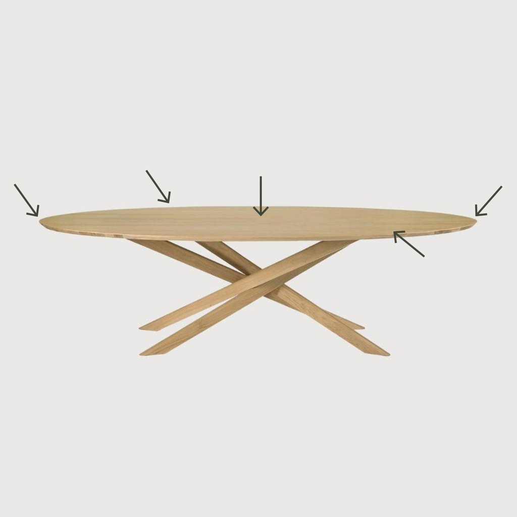 Mikado dining table