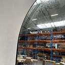 Clear gate floor mirror
