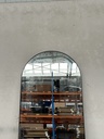 Clear gate floor mirror
