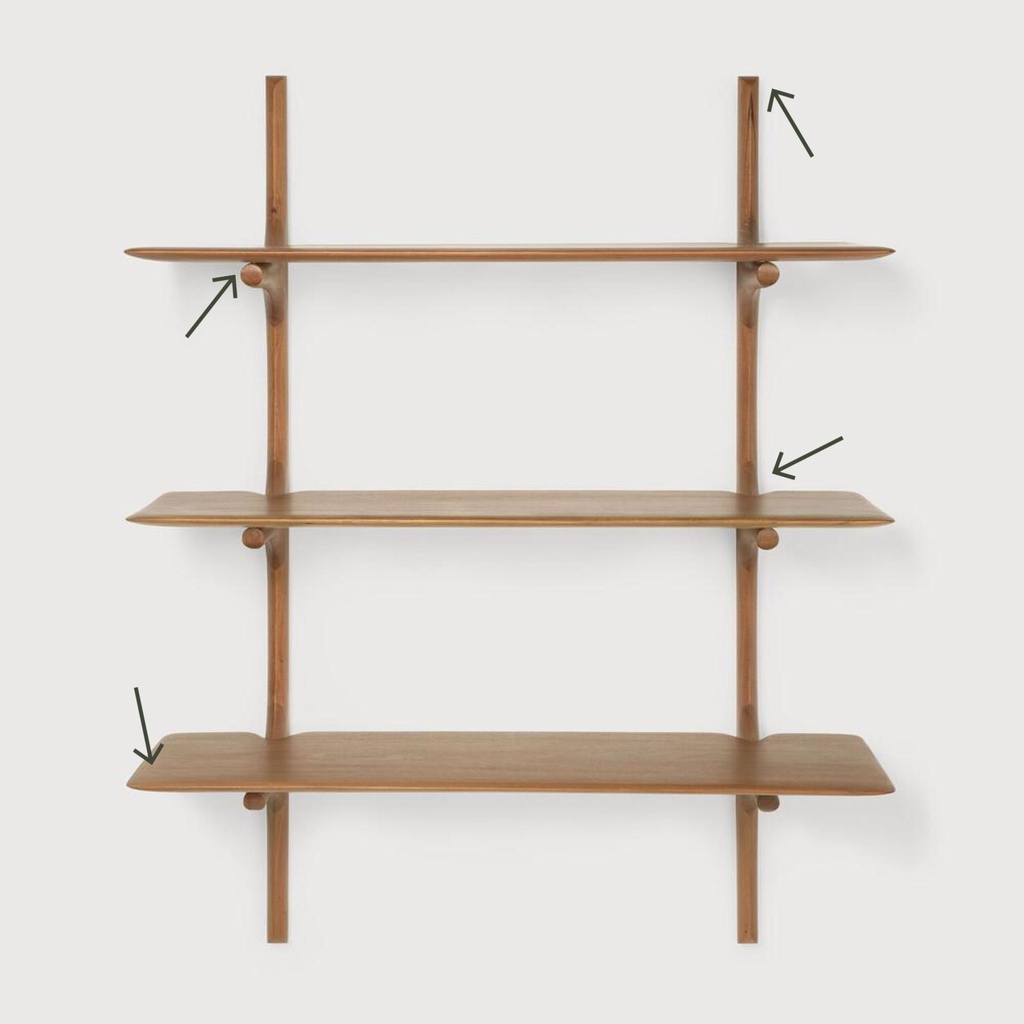 PI natural hanging rack