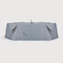 Raincover for rectangular outdoor dining table