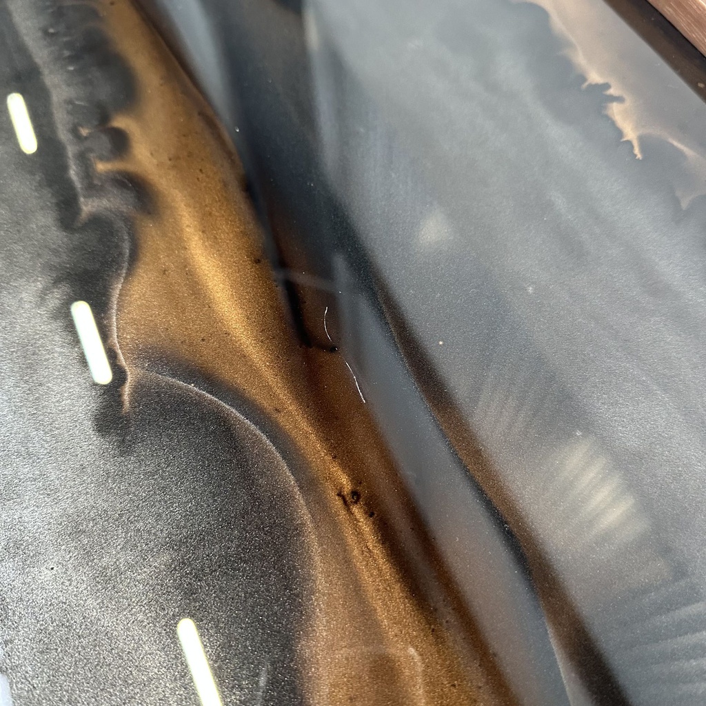 Organic glass tray