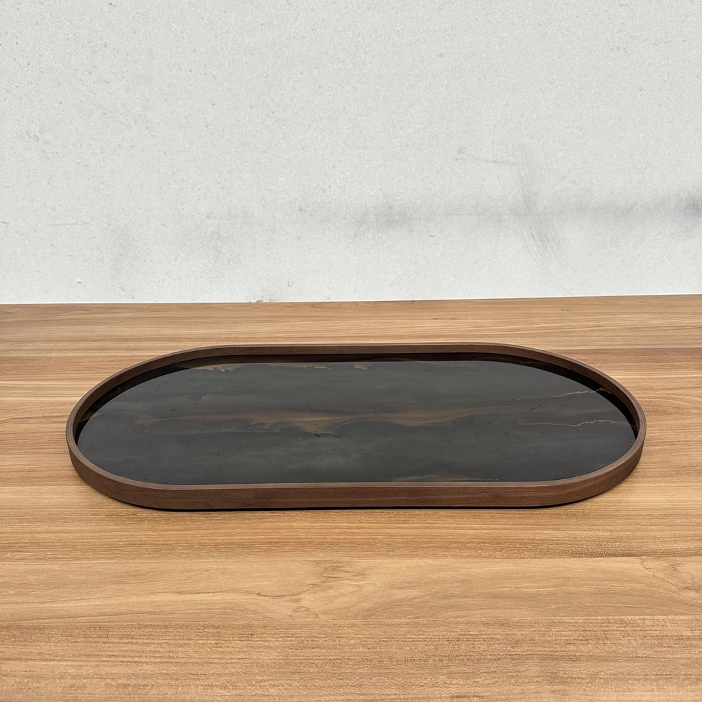Organic glass tray