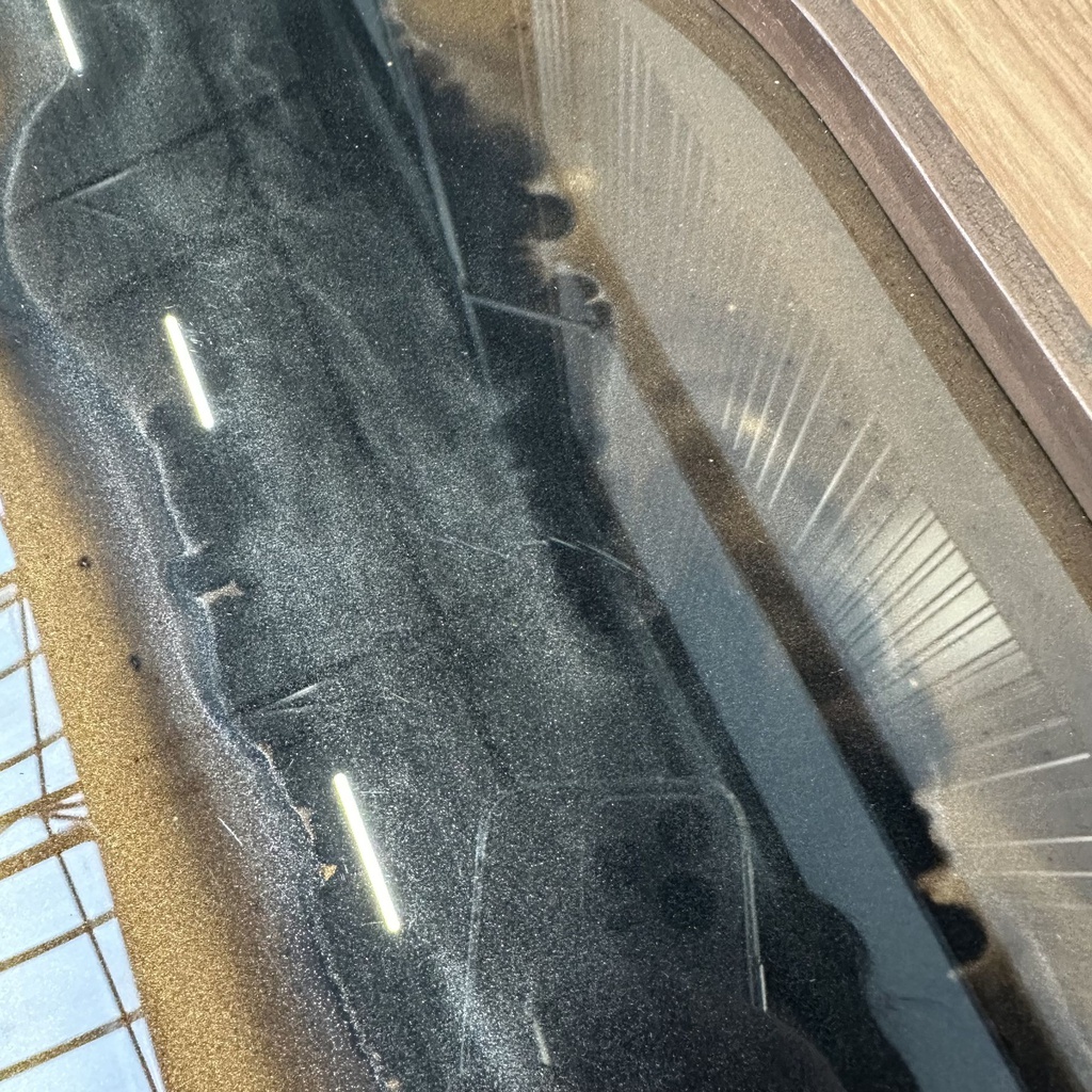 Organic glass tray