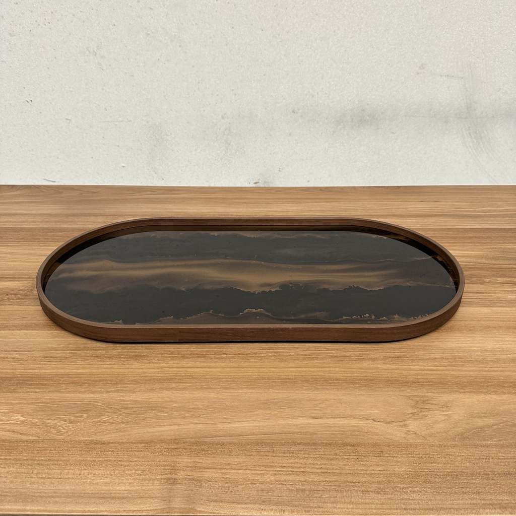 Organic glass tray