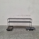 Aged sofa console