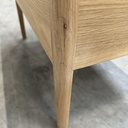 Spindle bedside table