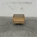 Spindle bedside table