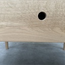 Spindle bedside table