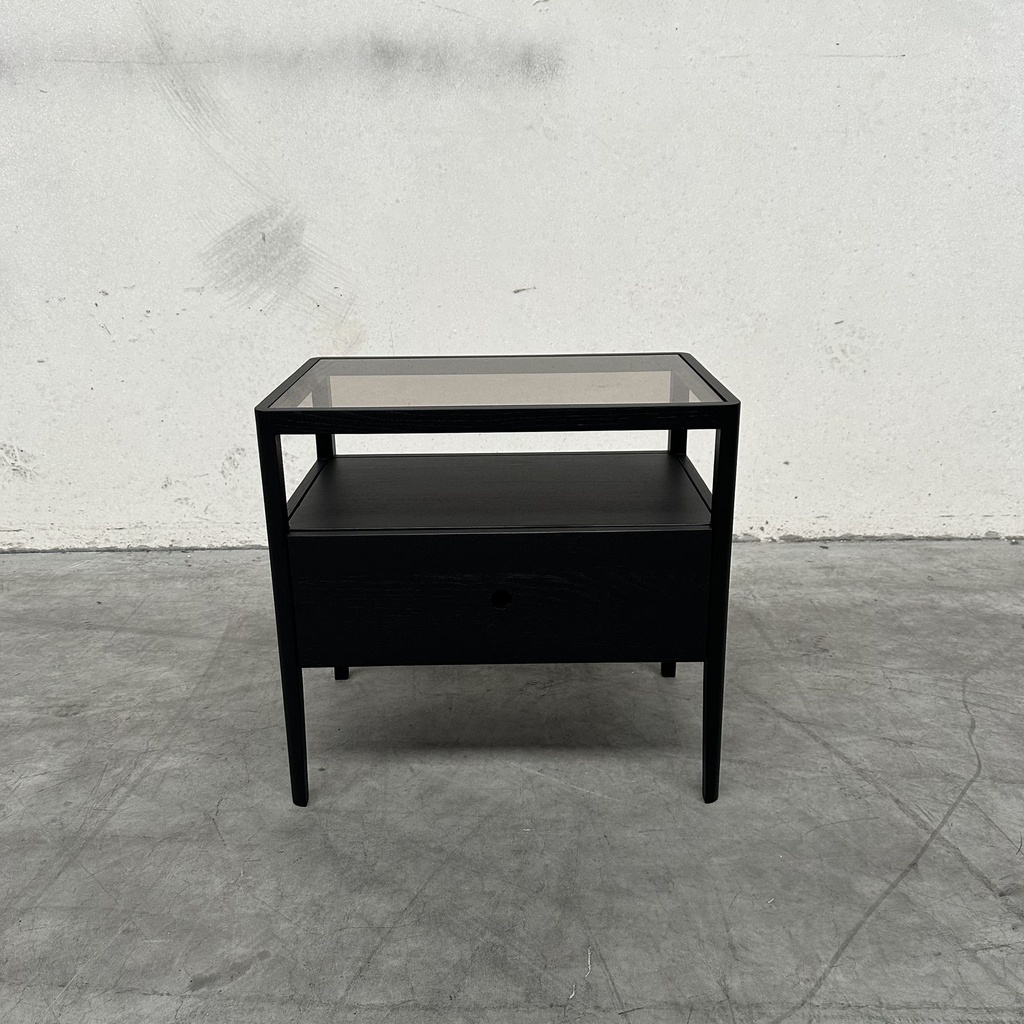 Spindle bedside table