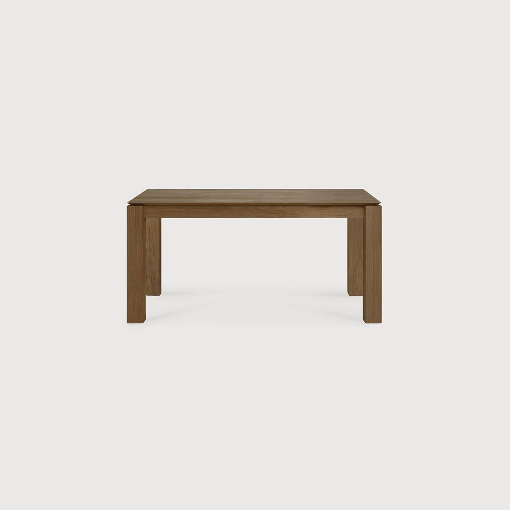 Walnut Slice extendable dining table