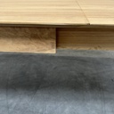 Slice extendable dining table