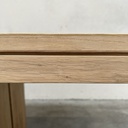 Double extendable dining table