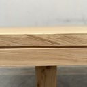 Double extendable dining table