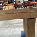 Double extendable dining table