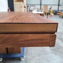 Double extendable dining table