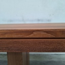 Double extendable dining table