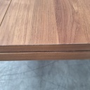 Double extendable dining table