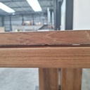 Double extendable dining table