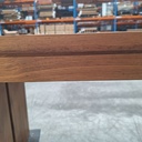 Double extendable dining table