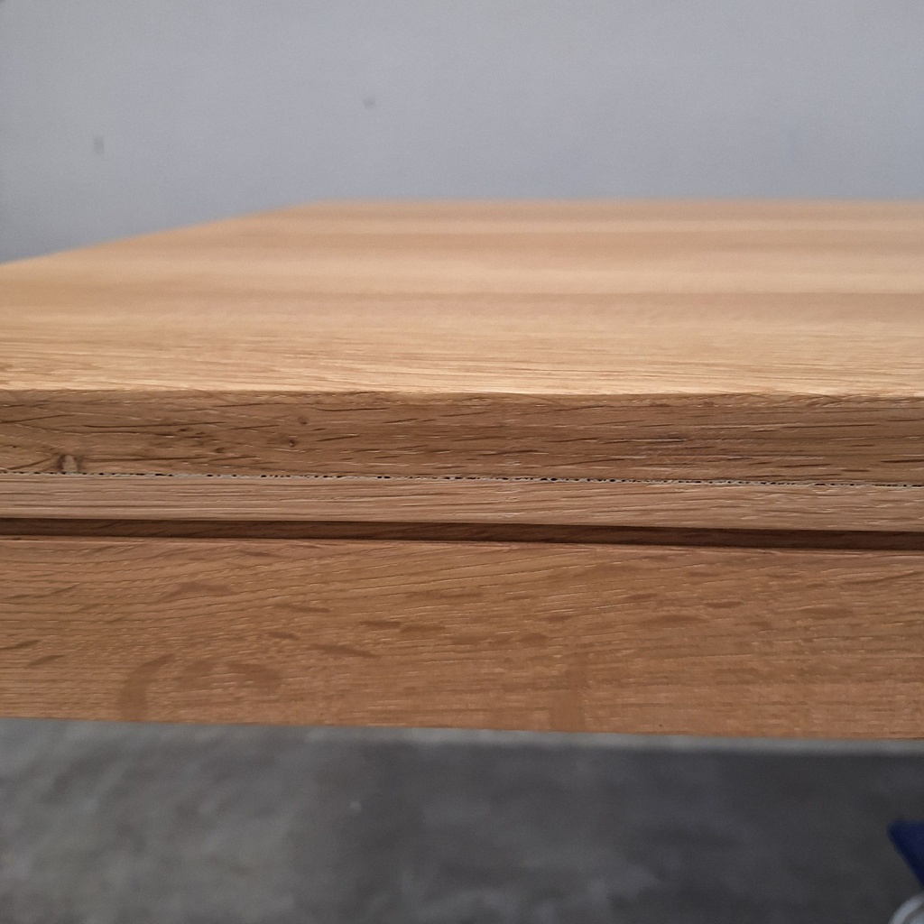 Double extendable dining table