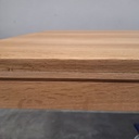 Double extendable dining table