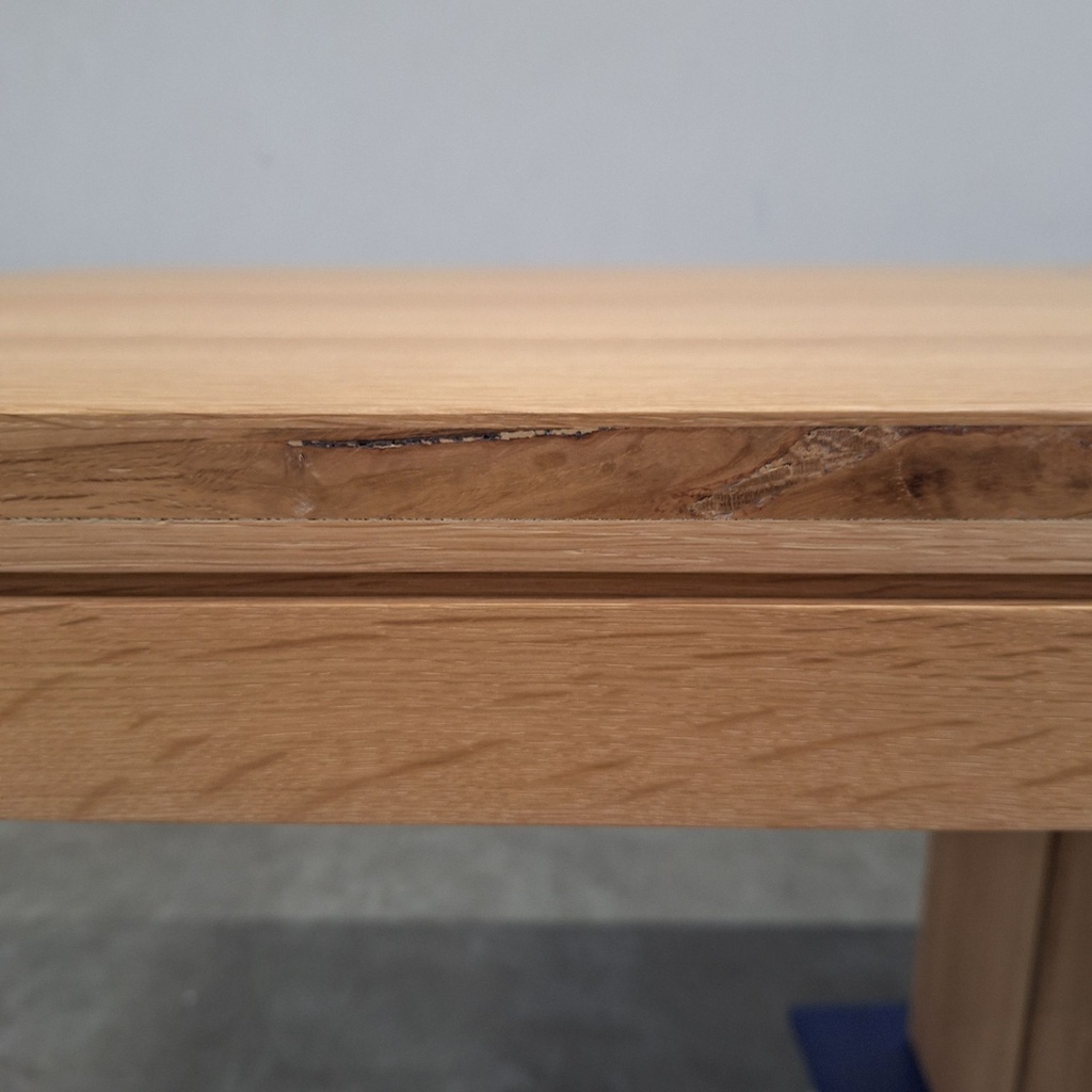 Double extendable dining table