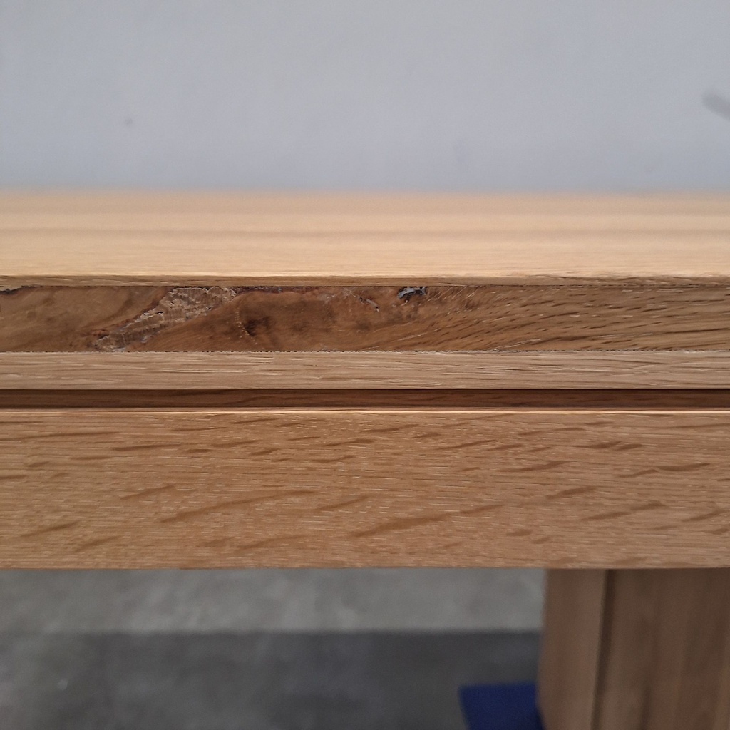 Double extendable dining table