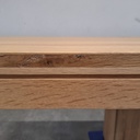 Double extendable dining table