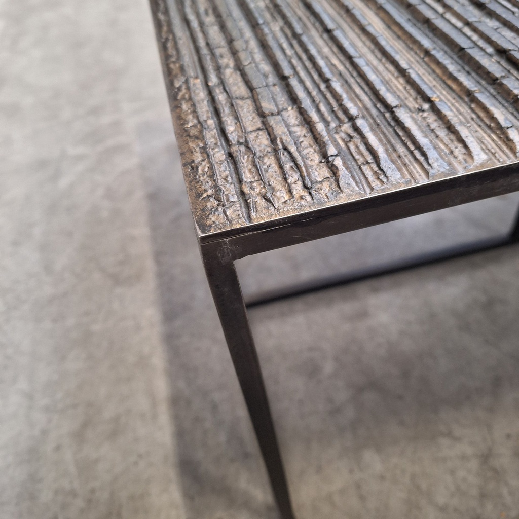 Pentagon nesting coffee table set
