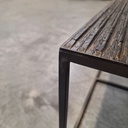 Pentagon nesting coffee table set