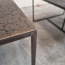 Pentagon nesting coffee table set