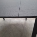 Bok round extendable dining table