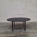 Bok round extendable dining table