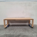 Slice extendable dining table