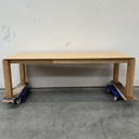 Slice extendable dining table