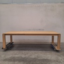 Slice extendable dining table