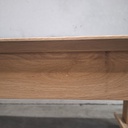 Slice extendable dining table