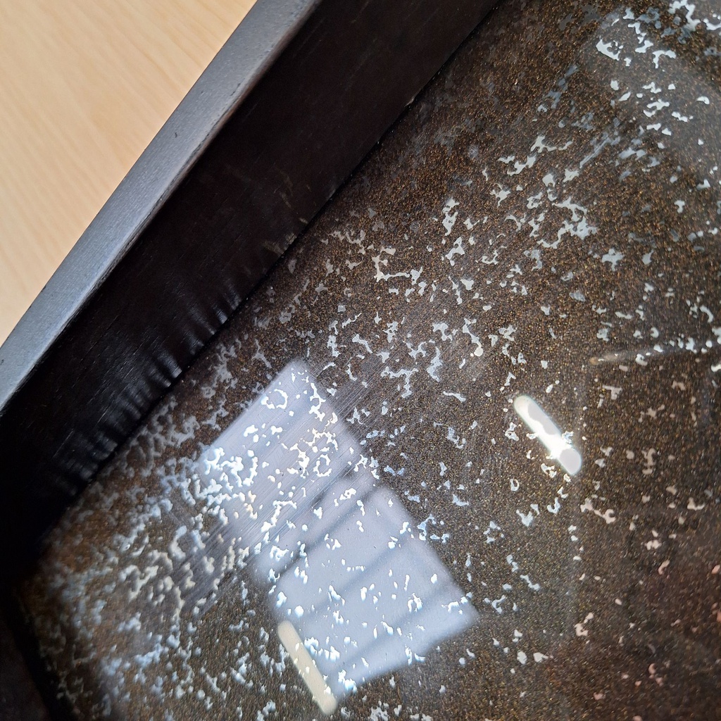 Aged mirror tray