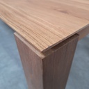 Slice extendable dining table