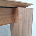 Slice extendable dining table