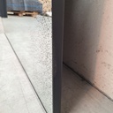 Aged wall mirror