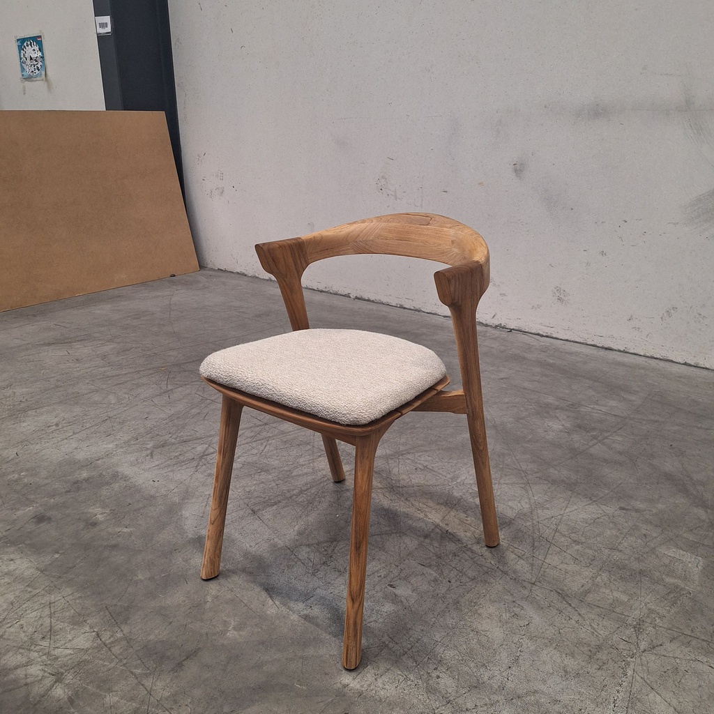 Bok outdoor dining chair with cushion