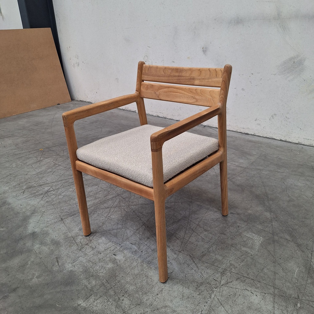 Jack outdoor dining chair with cushion
