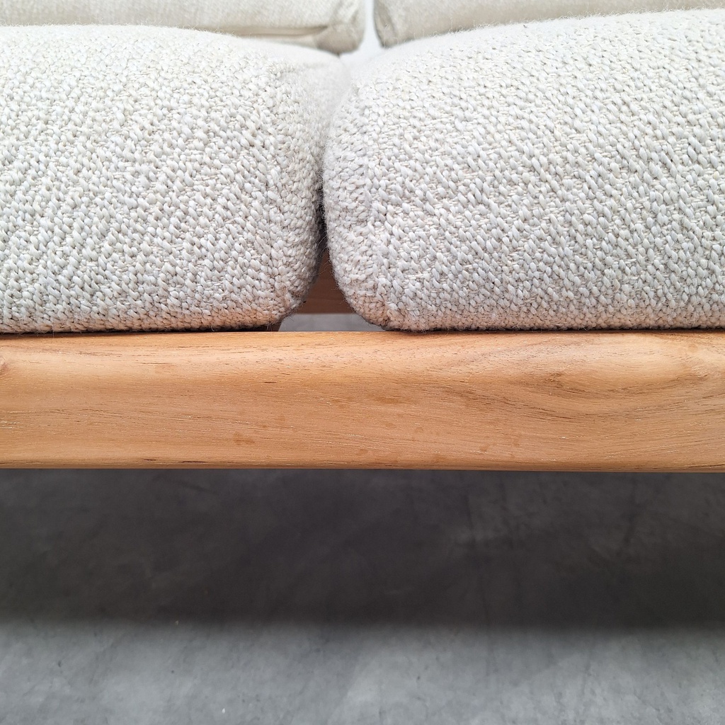 Jack outdoor sofa with cushion - 2 seater
