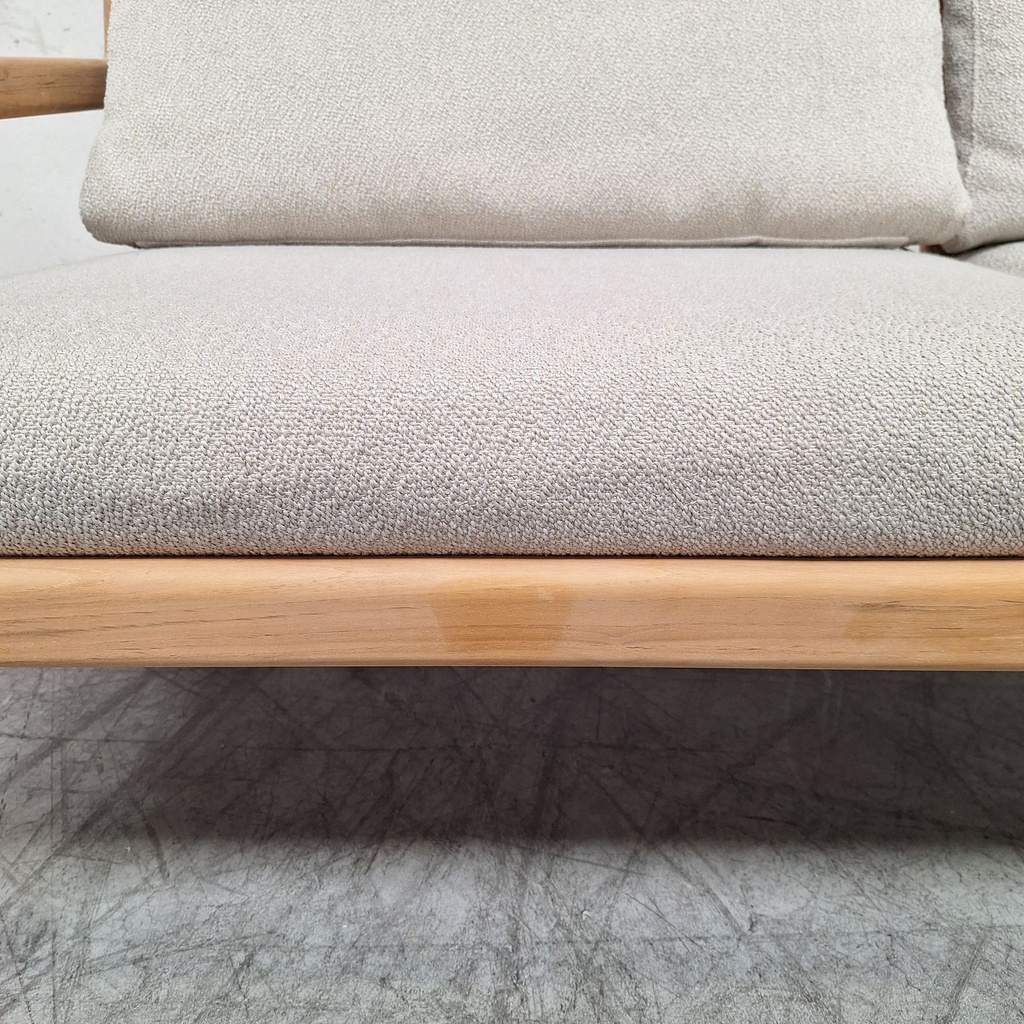 Jack outdoor sofa with cushion - 2 seater