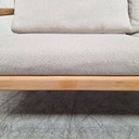 Jack outdoor sofa with cushion - 2 seater